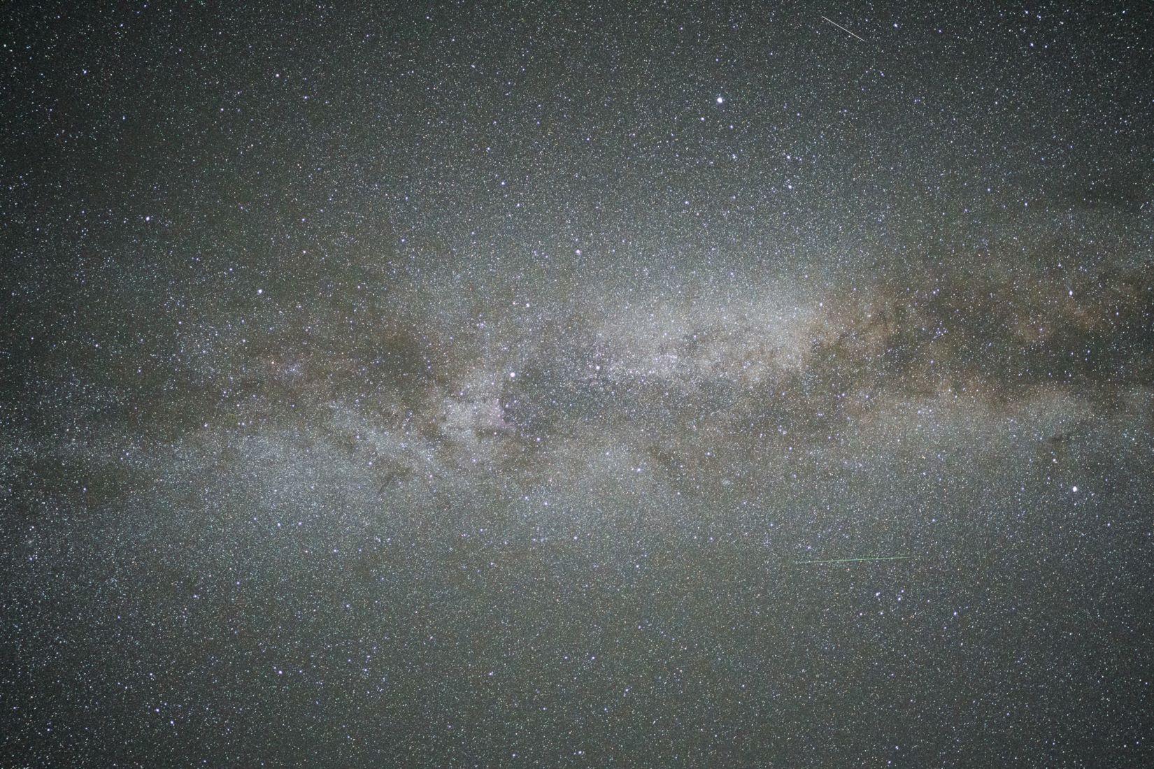 Cel estrellat amb la Via Làctia al Port del Comte, Pirineus catalans.